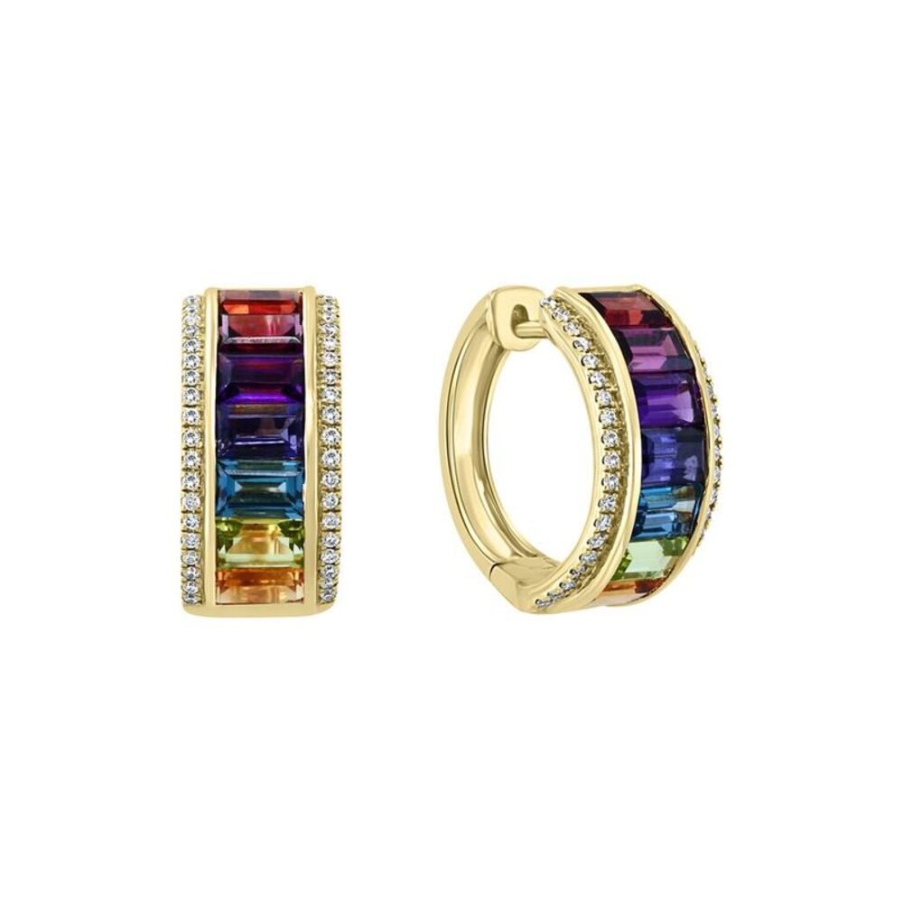 Effy Fine Jewelry 14K 5.23 Ct. Tw. Diamond & Gemstone Earrings